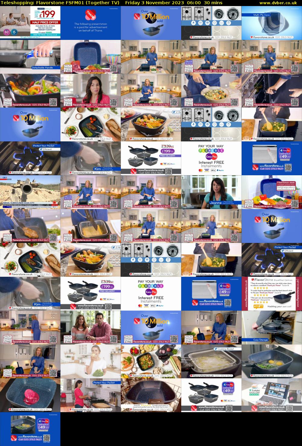 Teleshopping: Flavorstone FSFM01 (Together TV) Friday 3 November 2023 06:00 - 06:30