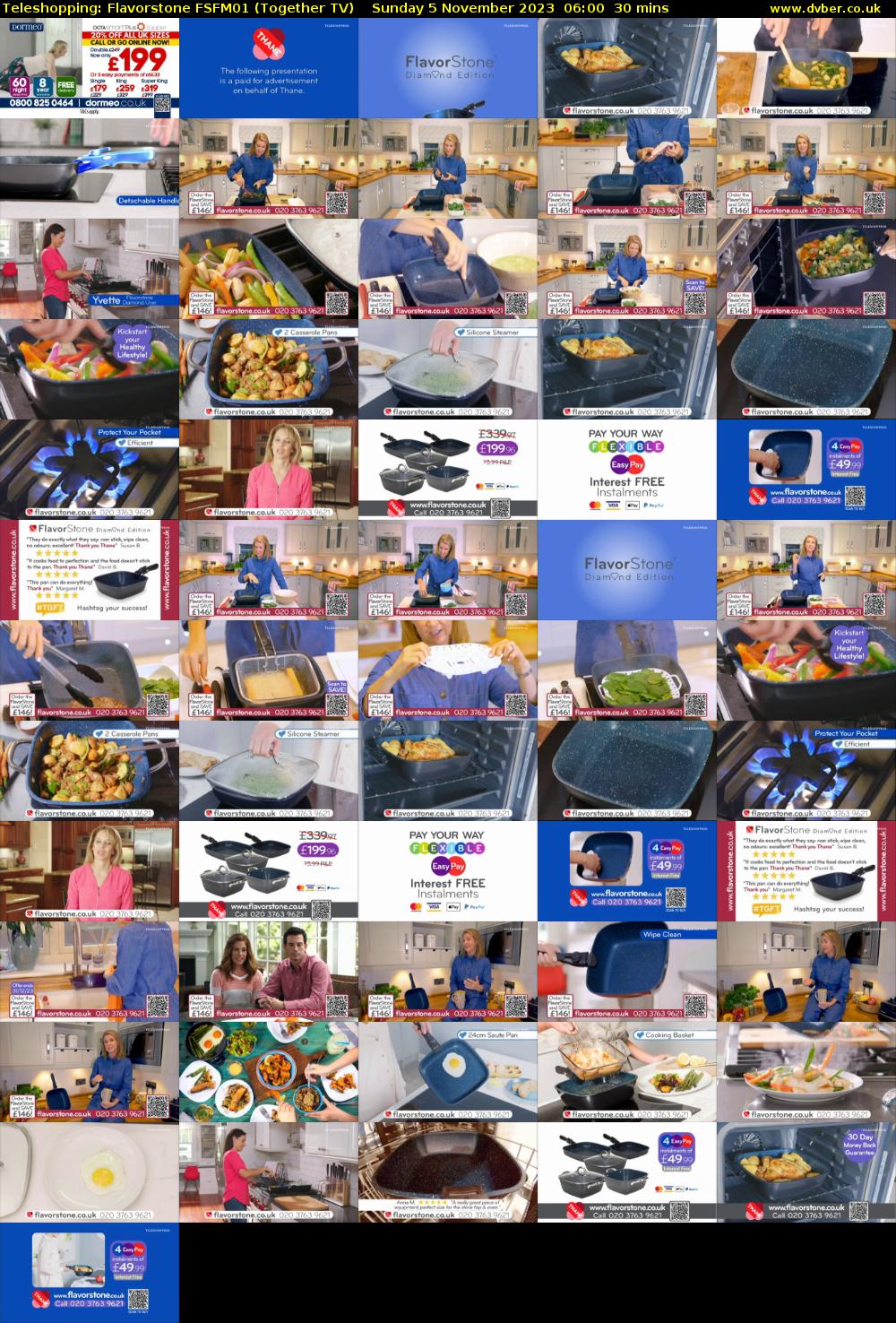 Teleshopping: Flavorstone FSFM01 (Together TV) Sunday 5 November 2023 06:00 - 06:30