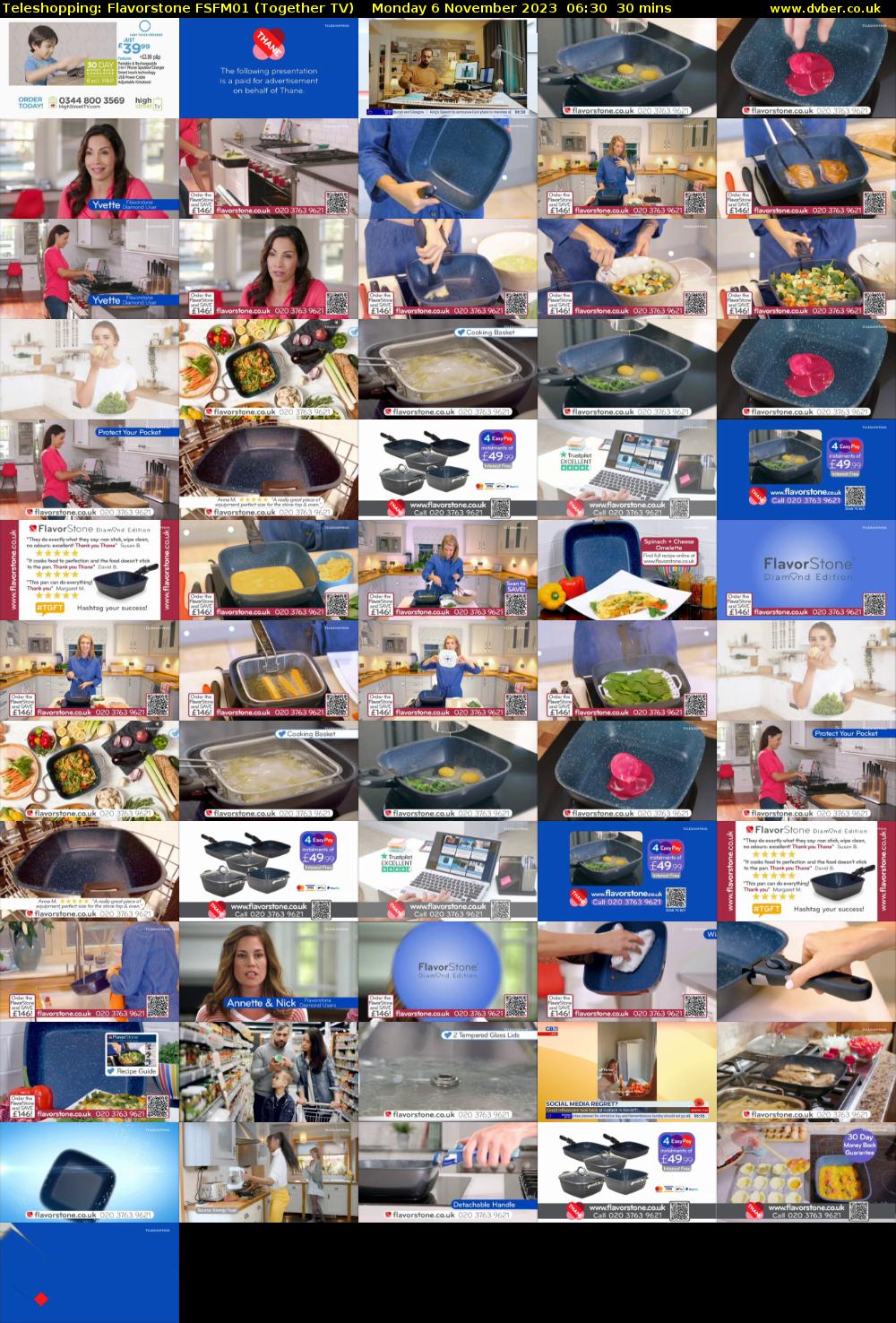 Teleshopping: Flavorstone FSFM01 (Together TV) Monday 6 November 2023 06:30 - 07:00