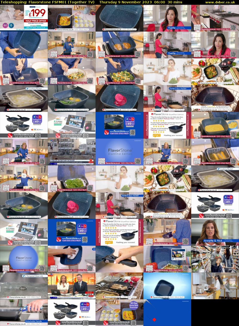 Teleshopping: Flavorstone FSFM01 (Together TV) Thursday 9 November 2023 06:00 - 06:30