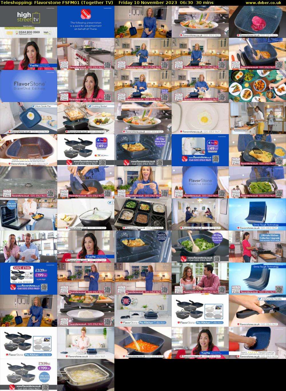 Teleshopping: Flavorstone FSFM01 (Together TV) Friday 10 November 2023 06:30 - 07:00