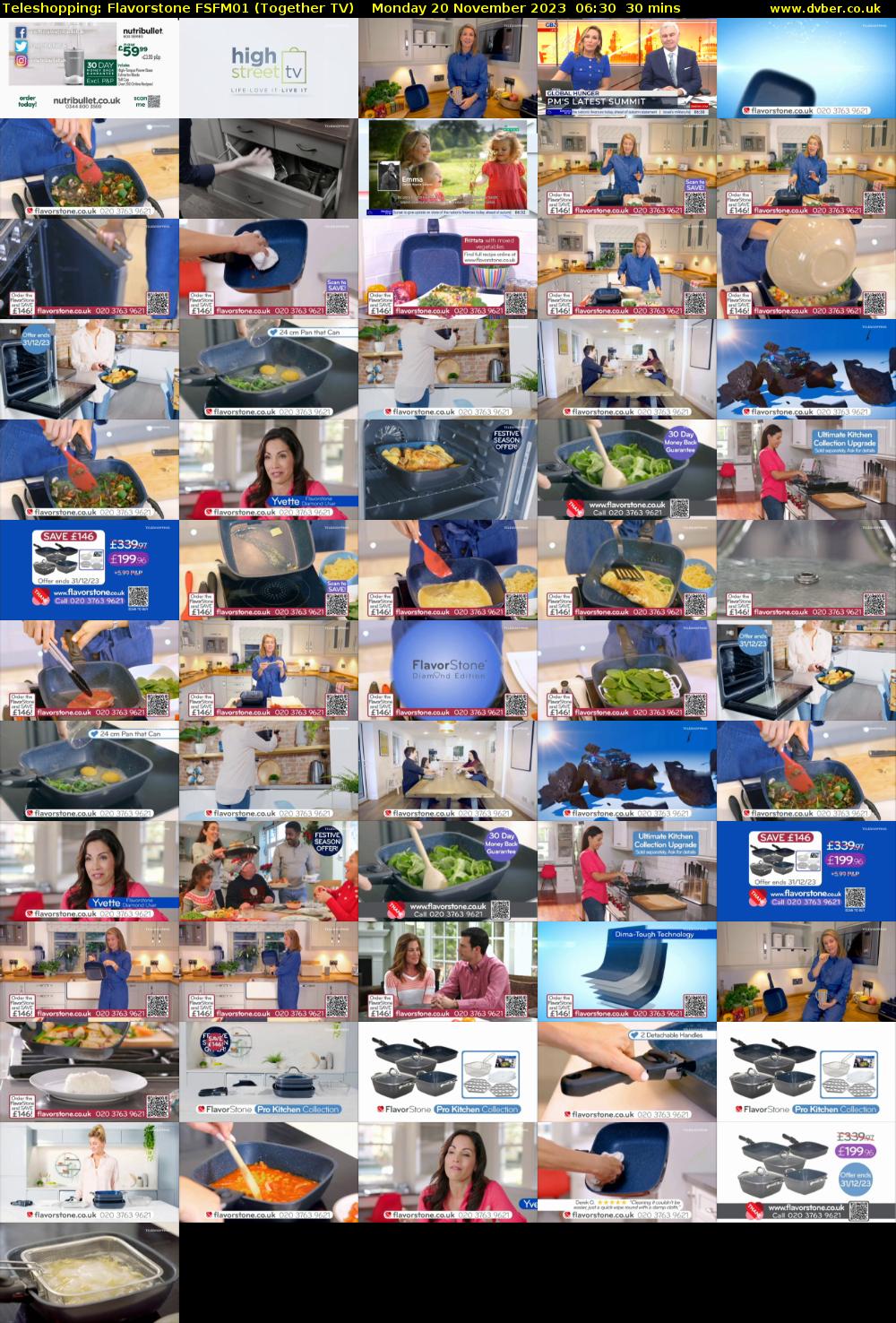 Teleshopping: Flavorstone FSFM01 (Together TV) Monday 20 November 2023 06:30 - 07:00