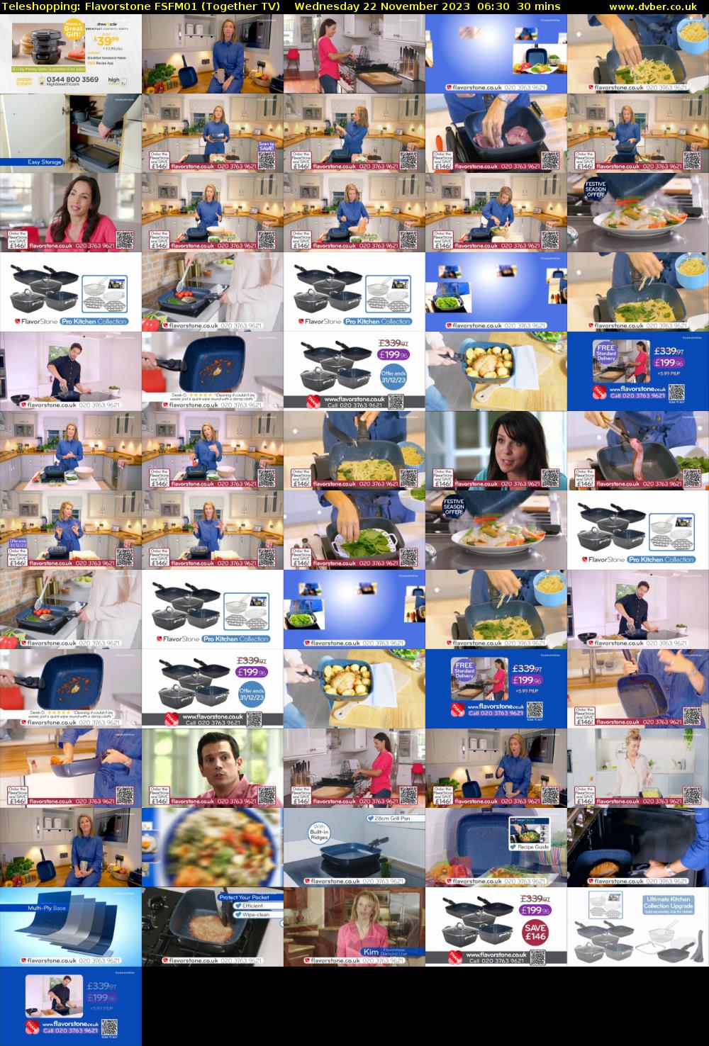 Teleshopping: Flavorstone FSFM01 (Together TV) Wednesday 22 November 2023 06:30 - 07:00