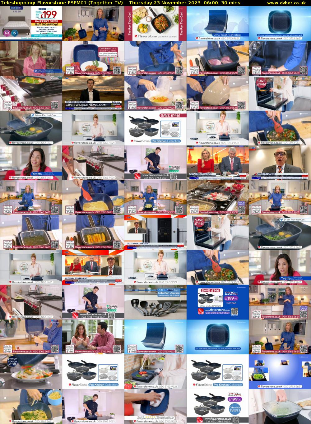Teleshopping: Flavorstone FSFM01 (Together TV) Thursday 23 November 2023 06:00 - 06:30