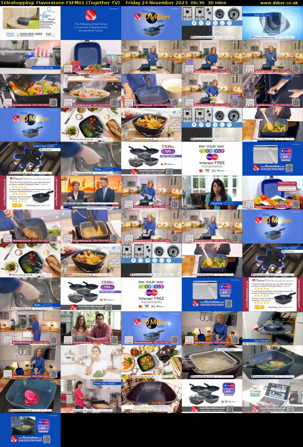 Teleshopping: Flavorstone FSFM01 (Together TV) Friday 24 November 2023 06:30 - 07:00