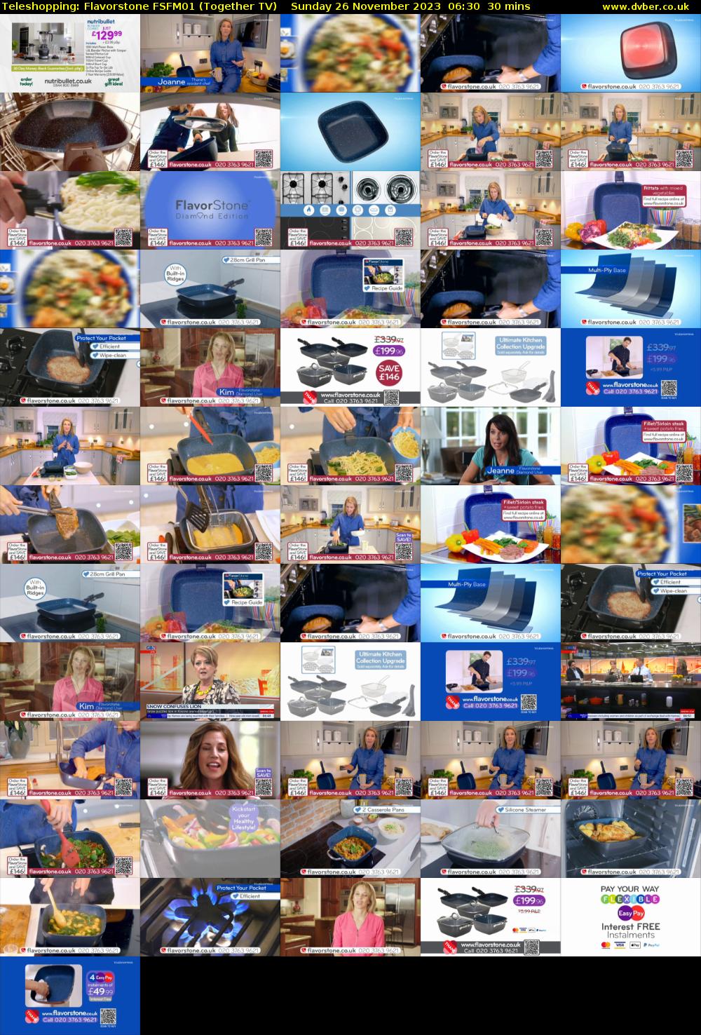 Teleshopping: Flavorstone FSFM01 (Together TV) Sunday 26 November 2023 06:30 - 07:00