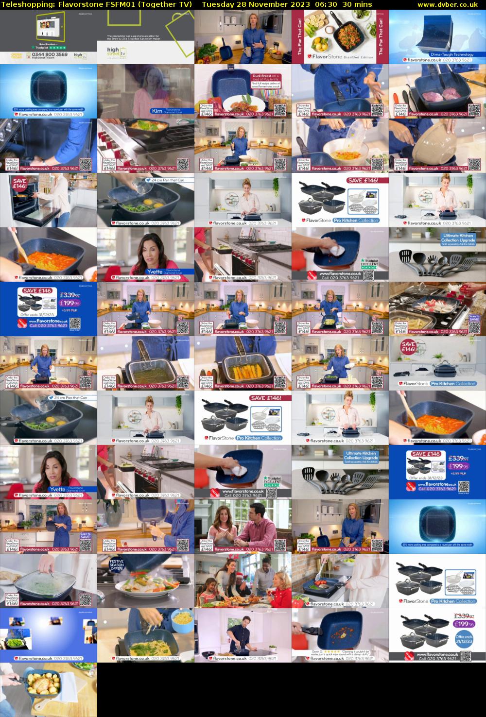 Teleshopping: Flavorstone FSFM01 (Together TV) Tuesday 28 November 2023 06:30 - 07:00