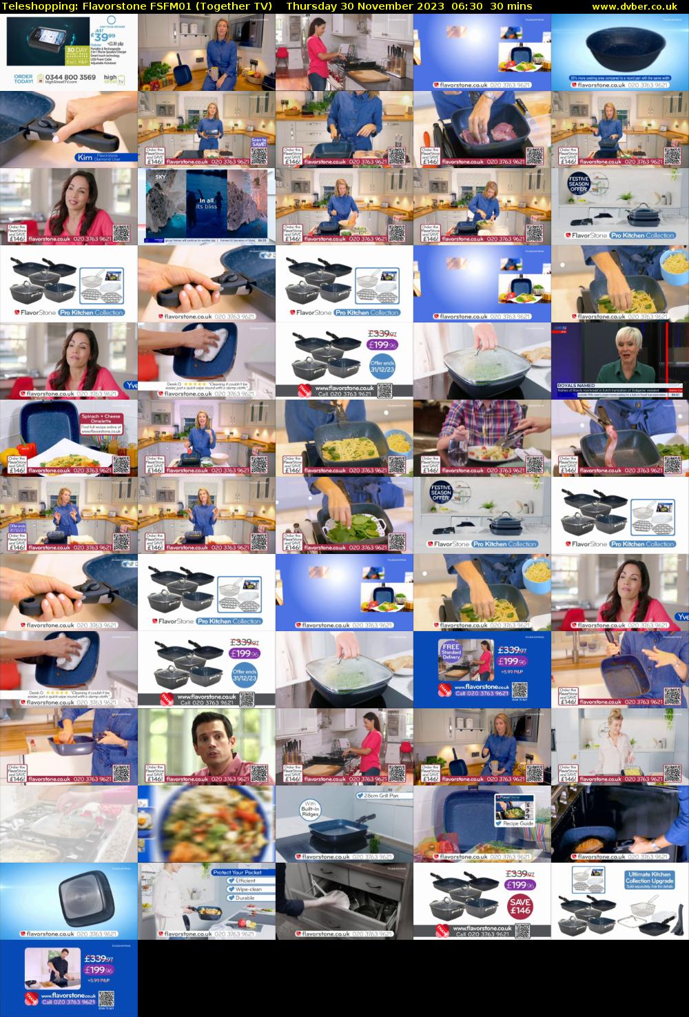 Teleshopping: Flavorstone FSFM01 (Together TV) Thursday 30 November 2023 06:30 - 07:00