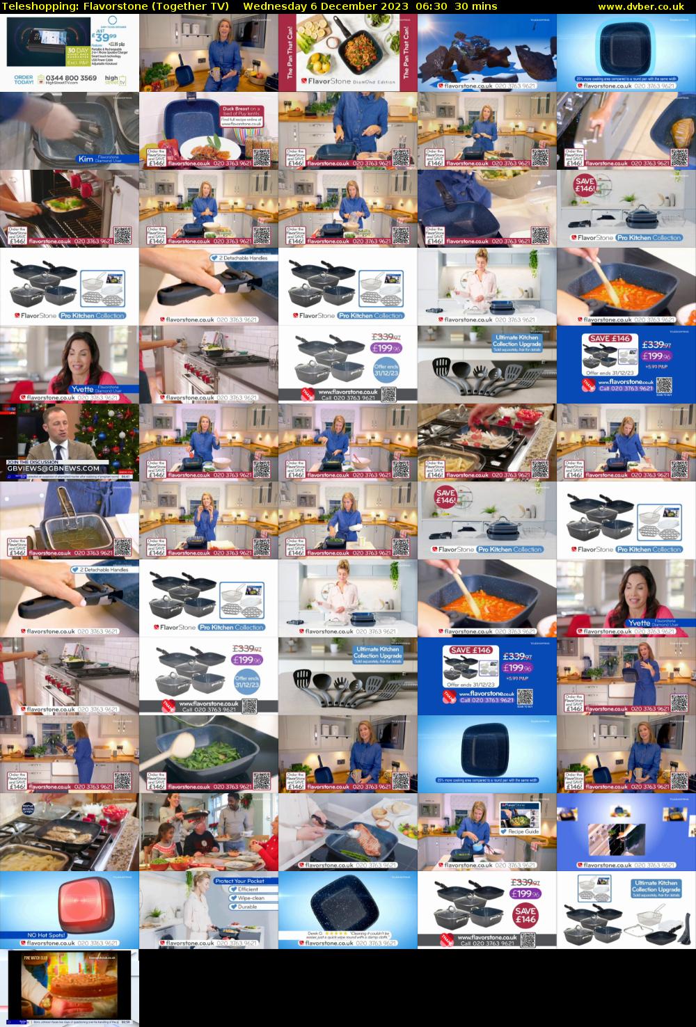 Teleshopping: Flavorstone (Together TV) Wednesday 6 December 2023 06:30 - 07:00