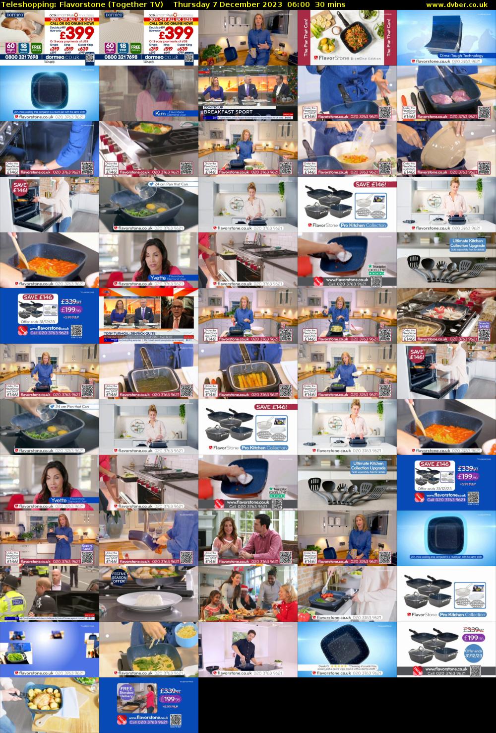 Teleshopping: Flavorstone (Together TV) Thursday 7 December 2023 06:00 - 06:30