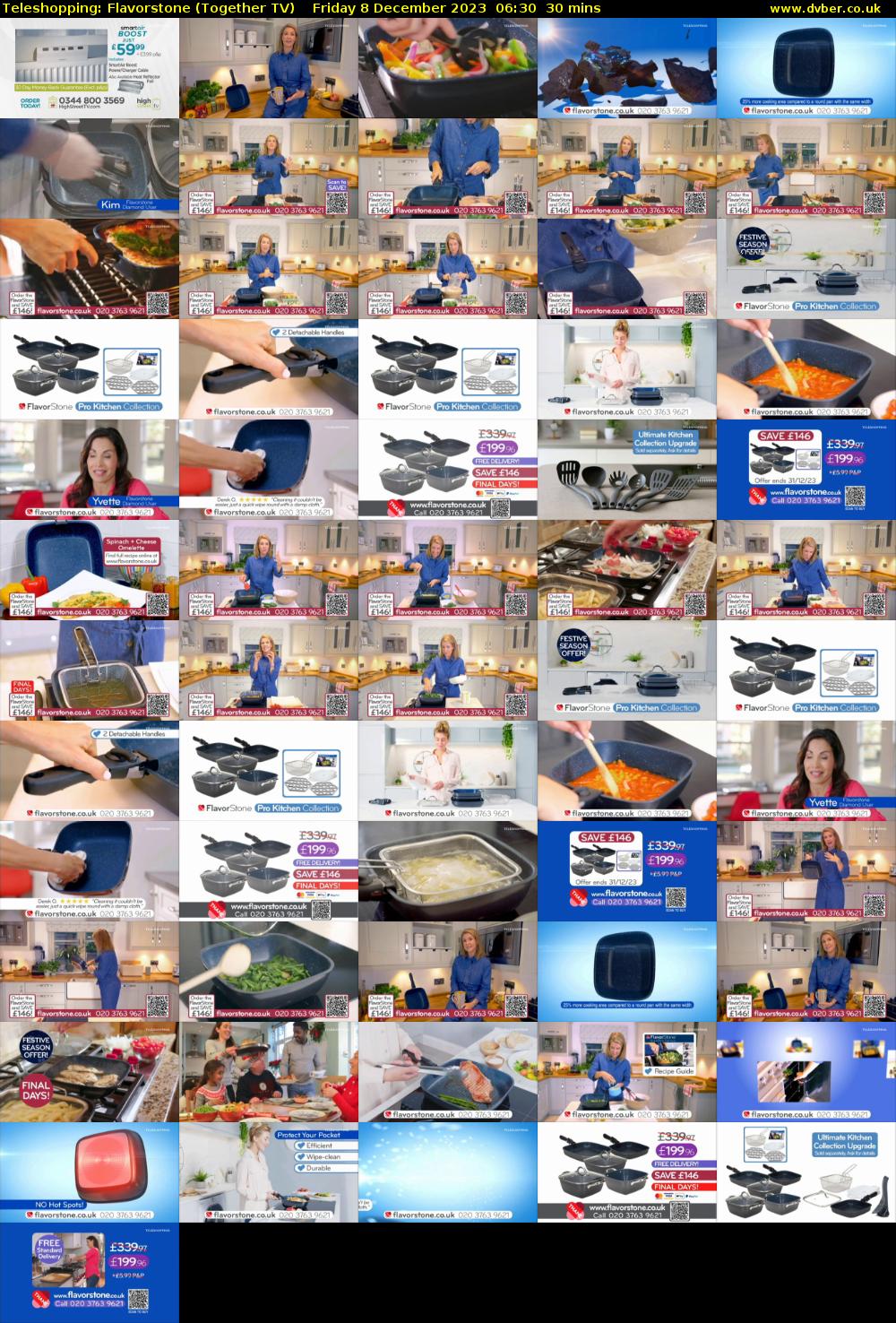 Teleshopping: Flavorstone (Together TV) Friday 8 December 2023 06:30 - 07:00