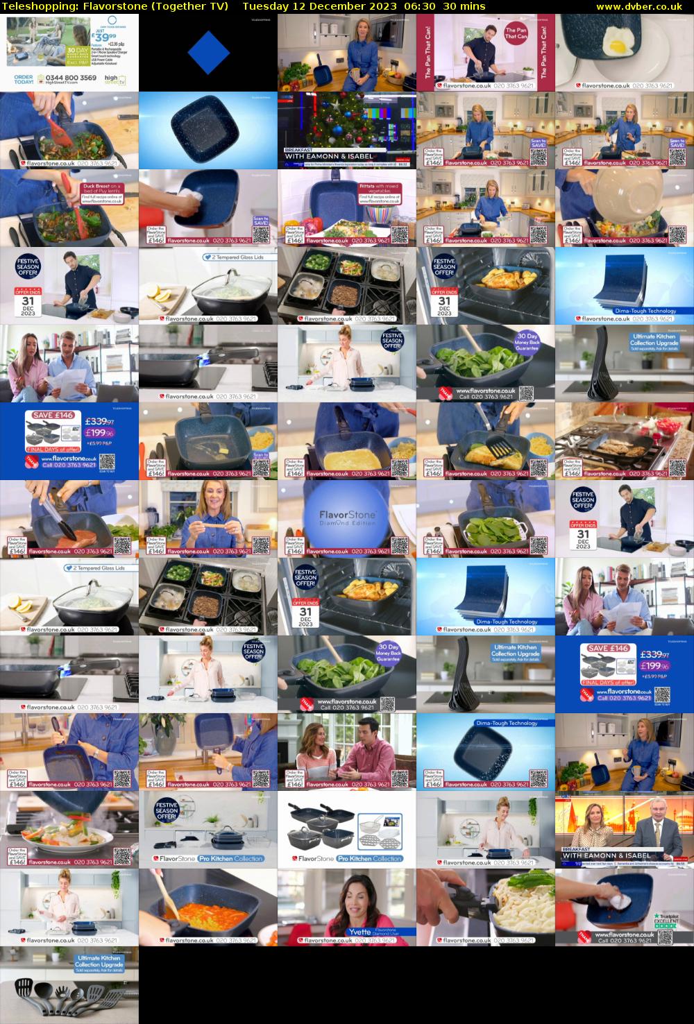Teleshopping: Flavorstone (Together TV) Tuesday 12 December 2023 06:30 - 07:00