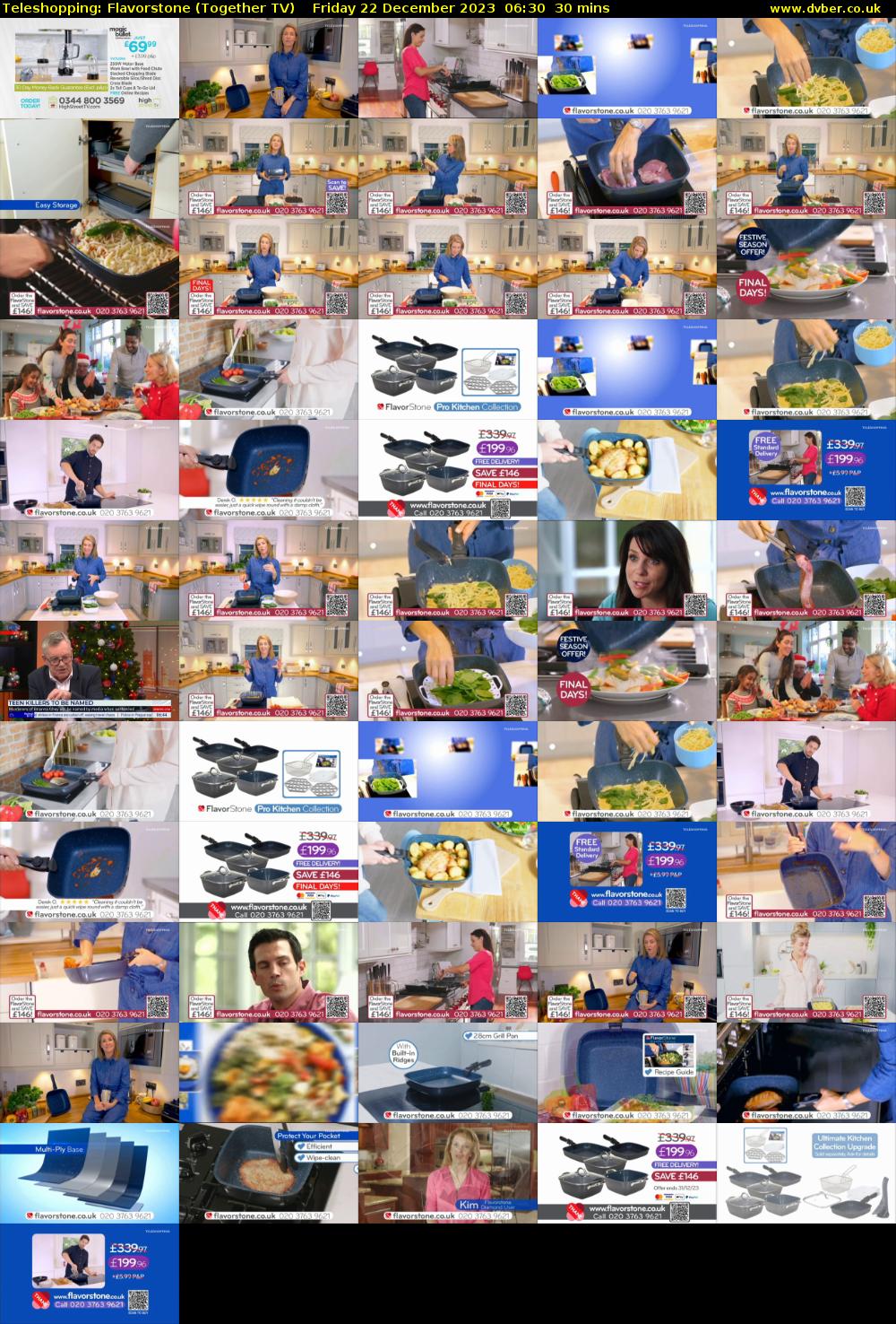 Teleshopping: Flavorstone (Together TV) Friday 22 December 2023 06:30 - 07:00