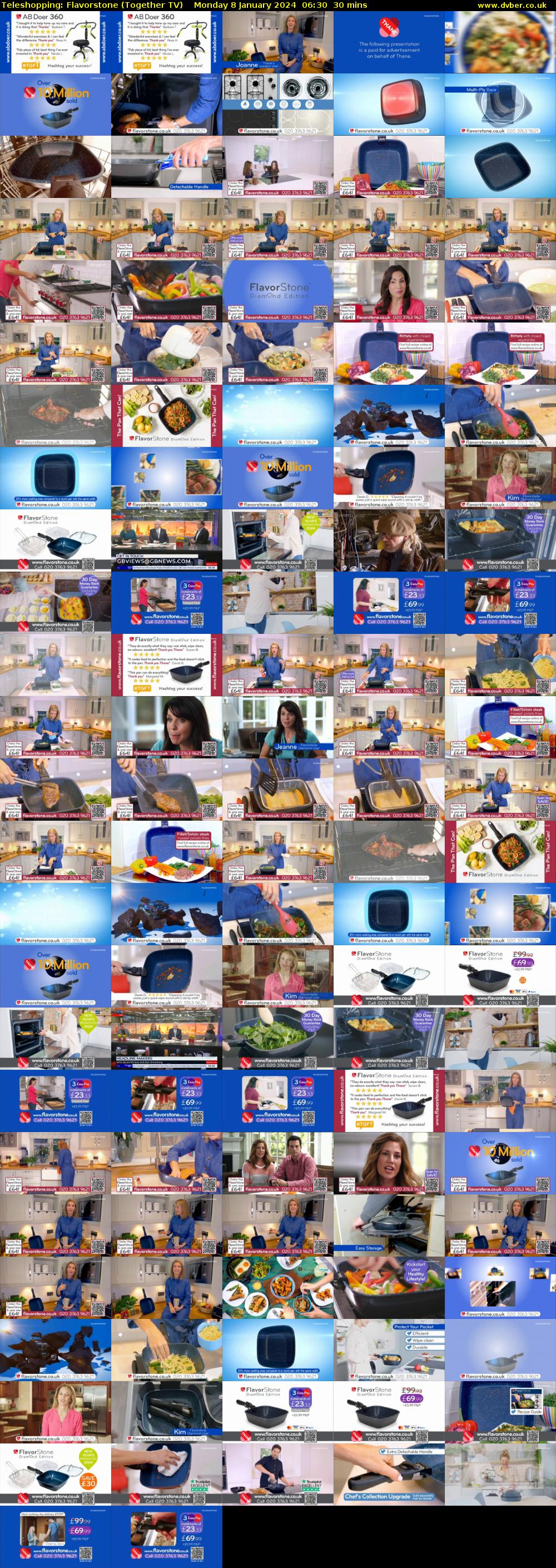 Teleshopping: Flavorstone (Together TV) Monday 8 January 2024 06:30 - 07:00
