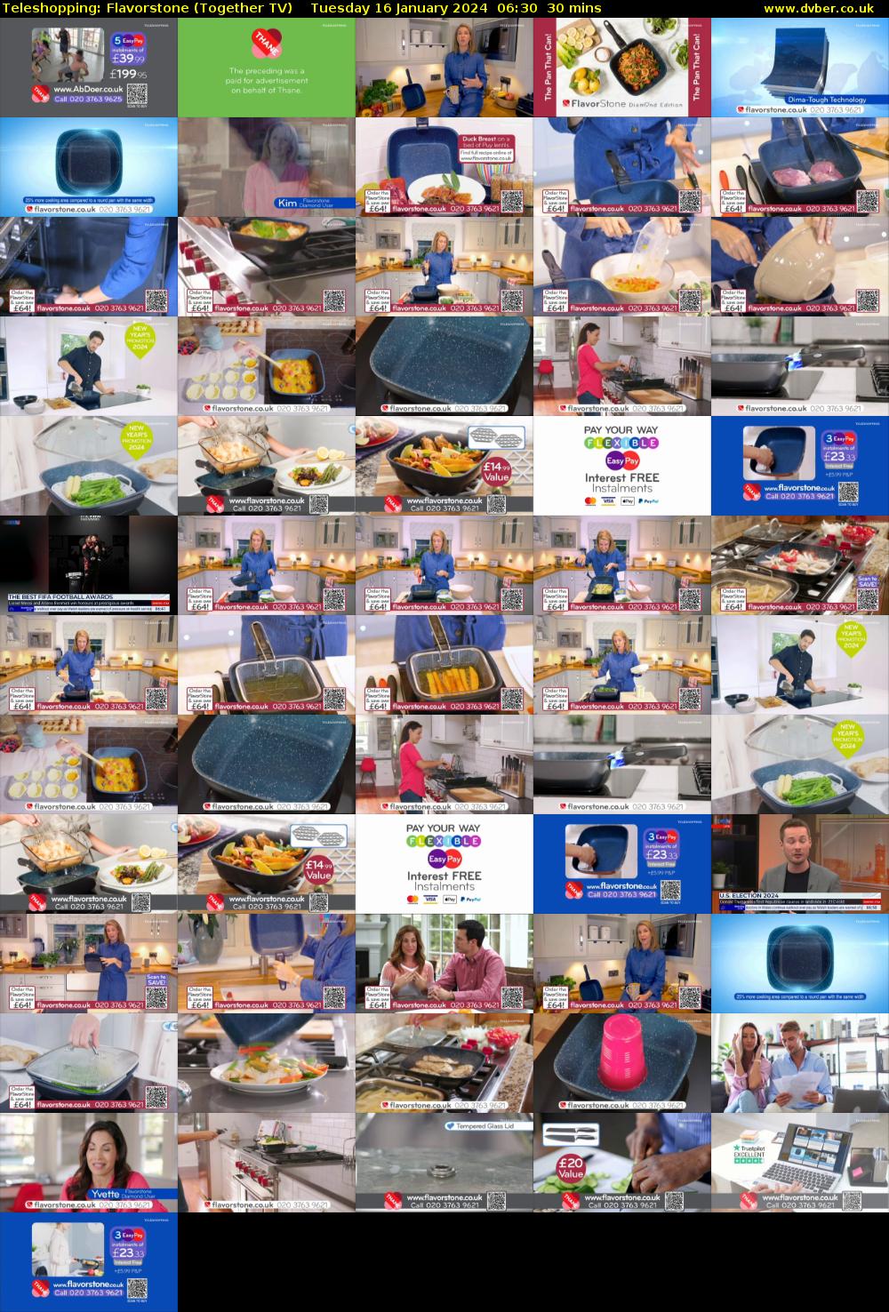 Teleshopping: Flavorstone (Together TV) Tuesday 16 January 2024 06:30 - 07:00