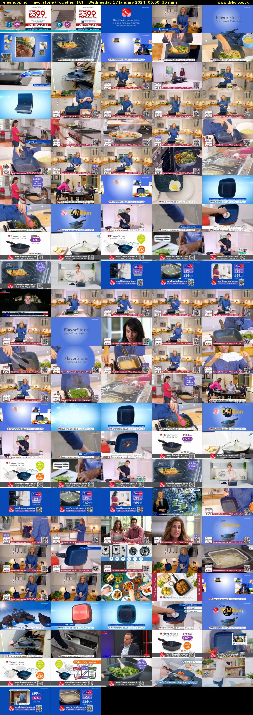 Teleshopping: Flavorstone (Together TV) Wednesday 17 January 2024 06:00 - 06:30