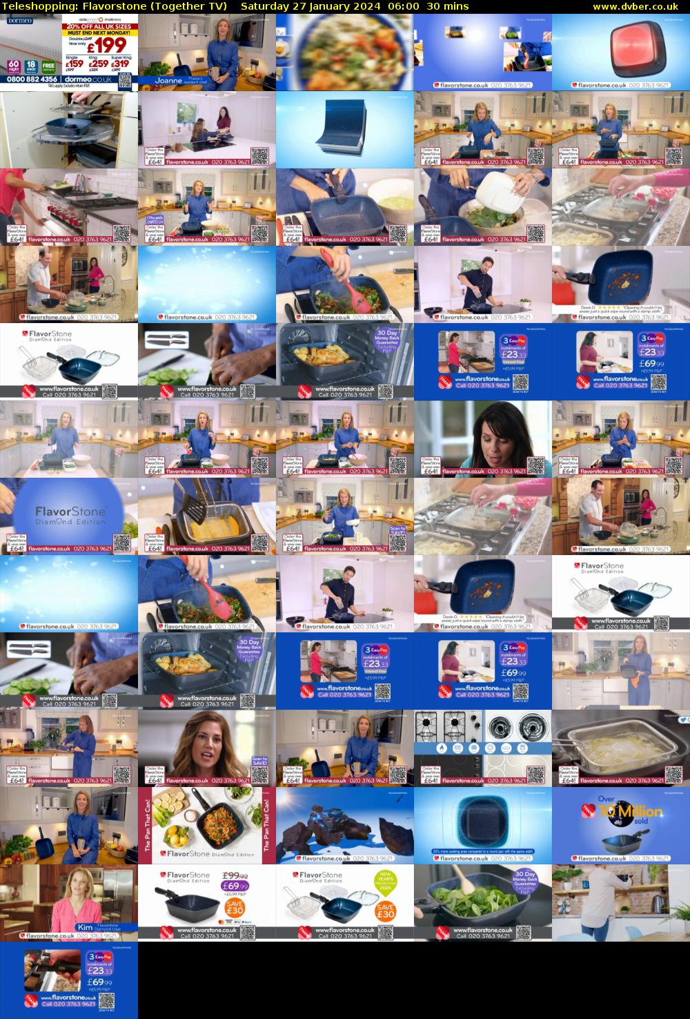 Teleshopping: Flavorstone (Together TV) Saturday 27 January 2024 06:00 - 06:30