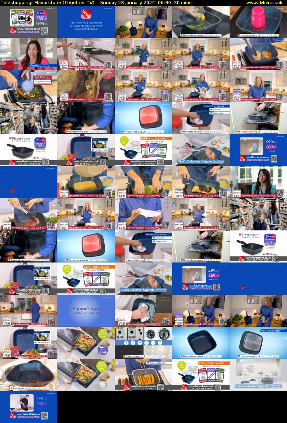 Teleshopping: Flavorstone (Together TV) Sunday 28 January 2024 06:30 - 07:00