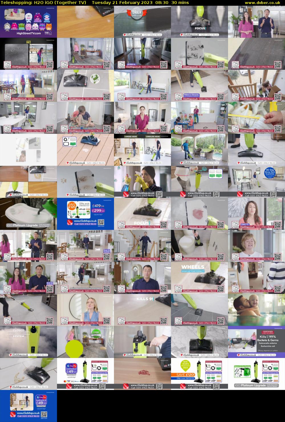 Teleshopping: H2O iGO (Together TV) Tuesday 21 February 2023 08:30 - 09:00