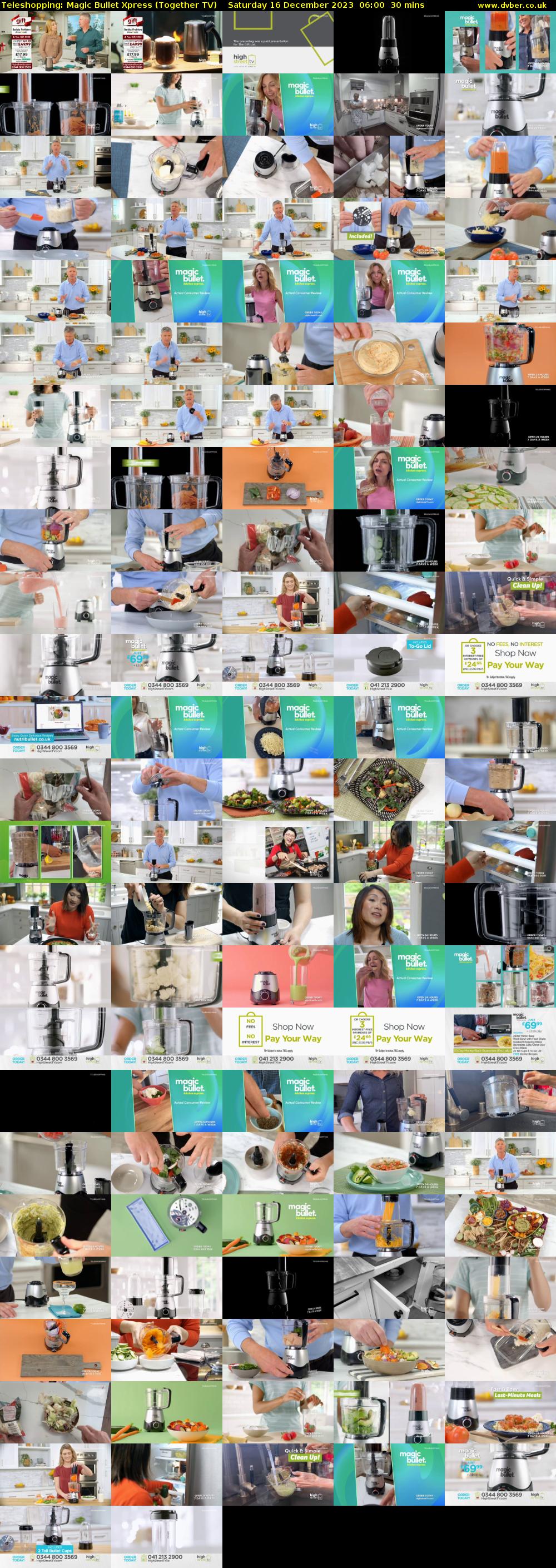 Teleshopping: Magic Bullet Xpress (Together TV) Saturday 16 December 2023 06:00 - 06:30