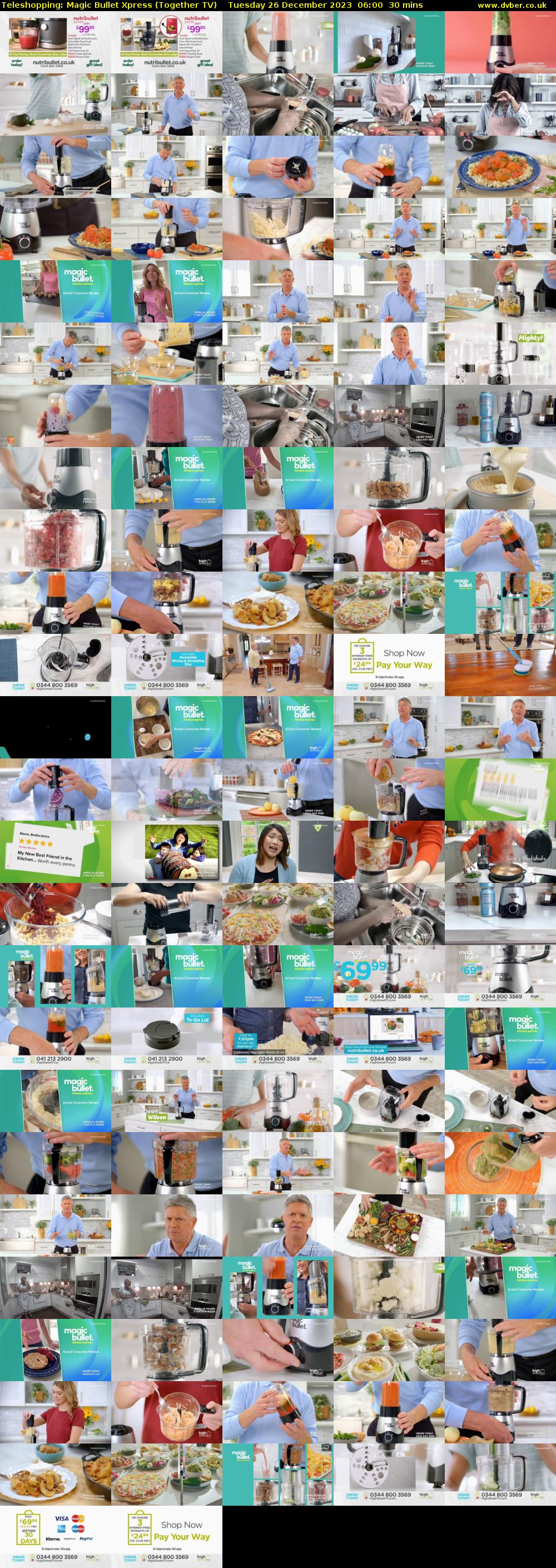 Teleshopping: Magic Bullet Xpress (Together TV) Tuesday 26 December 2023 06:00 - 06:30