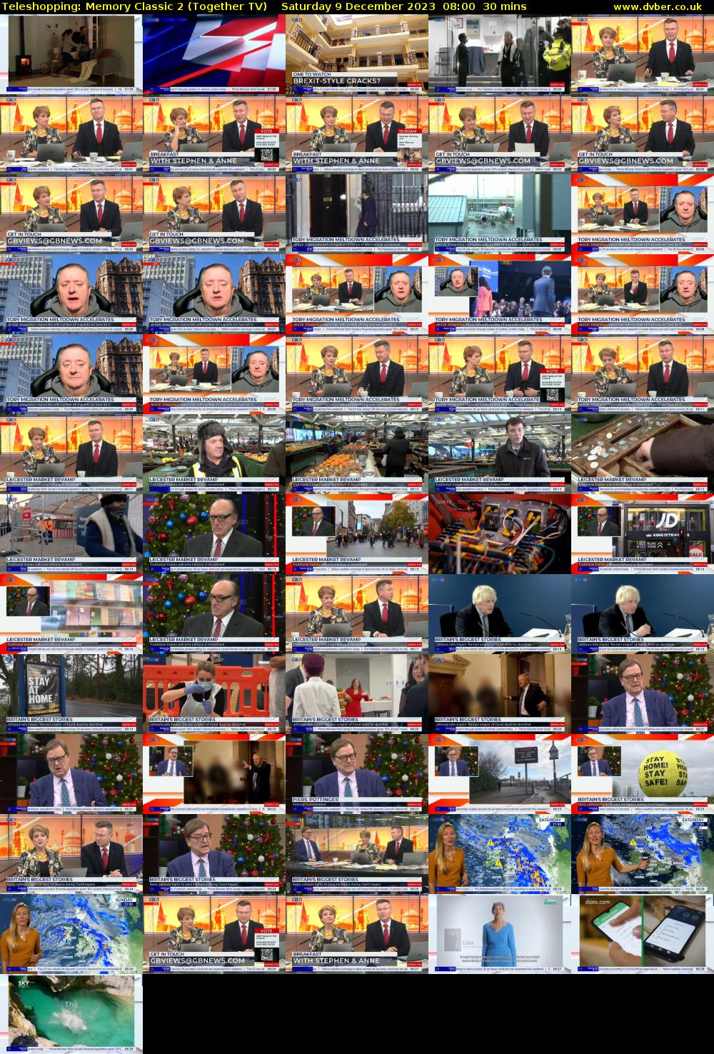 Teleshopping: Memory Classic 2 (Together TV) Saturday 9 December 2023 08:00 - 08:30