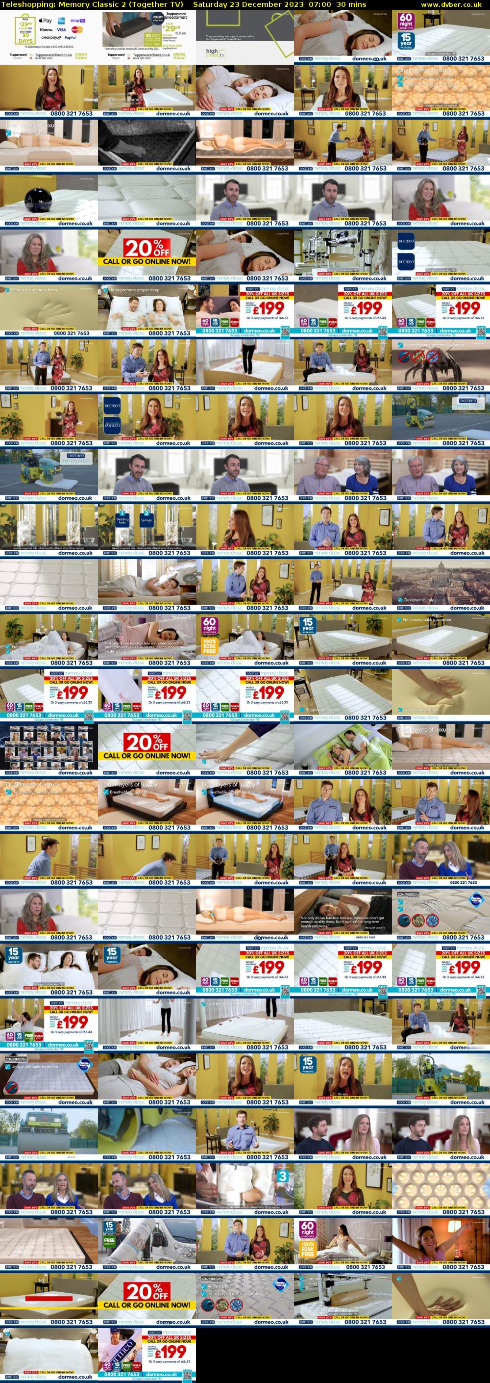 Teleshopping: Memory Classic 2 (Together TV) Saturday 23 December 2023 07:00 - 07:30