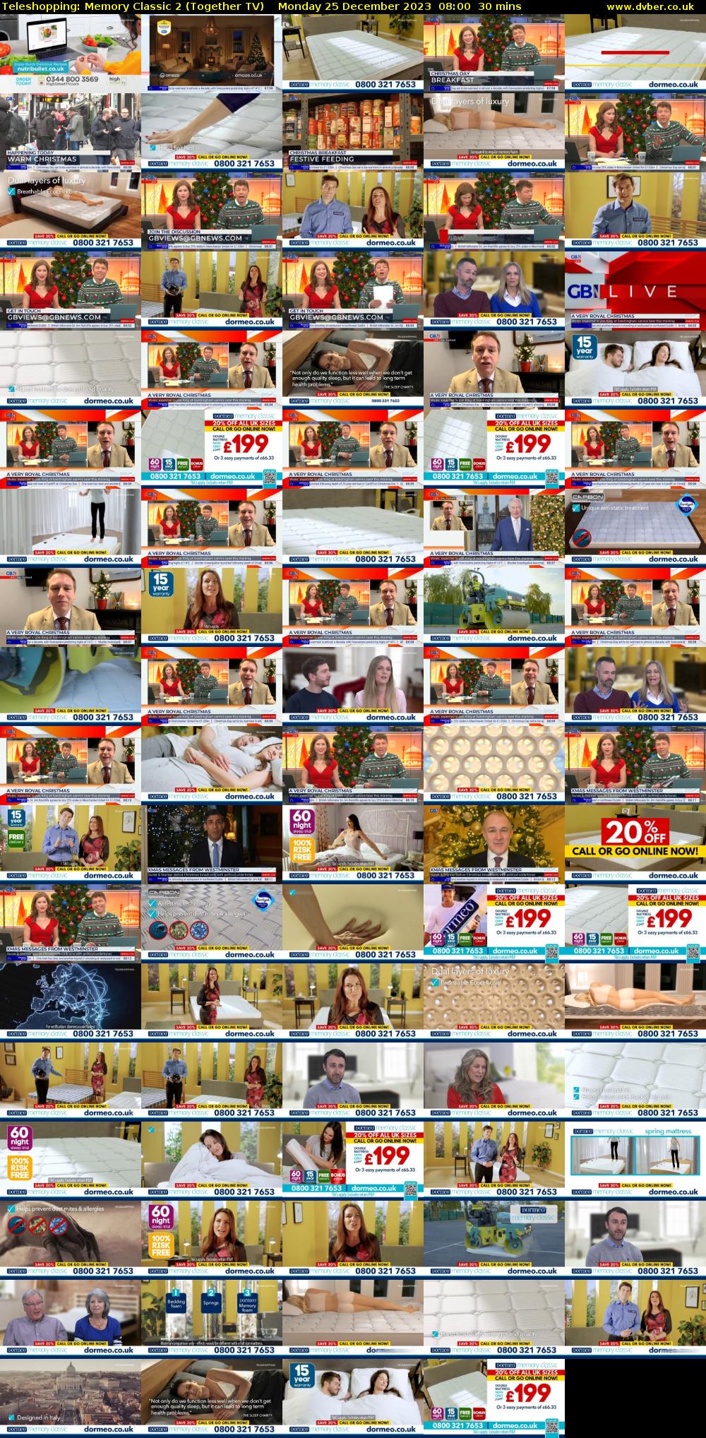 Teleshopping: Memory Classic 2 (Together TV) Monday 25 December 2023 08:00 - 08:30