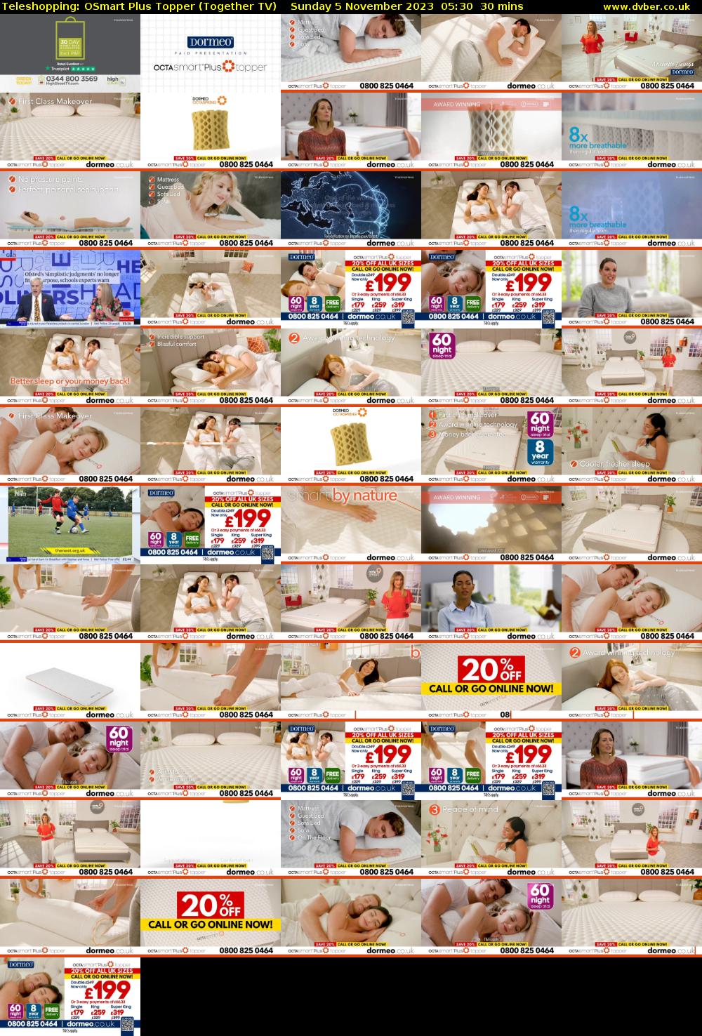 Teleshopping: OSmart Plus Topper (Together TV) Sunday 5 November 2023 05:30 - 06:00