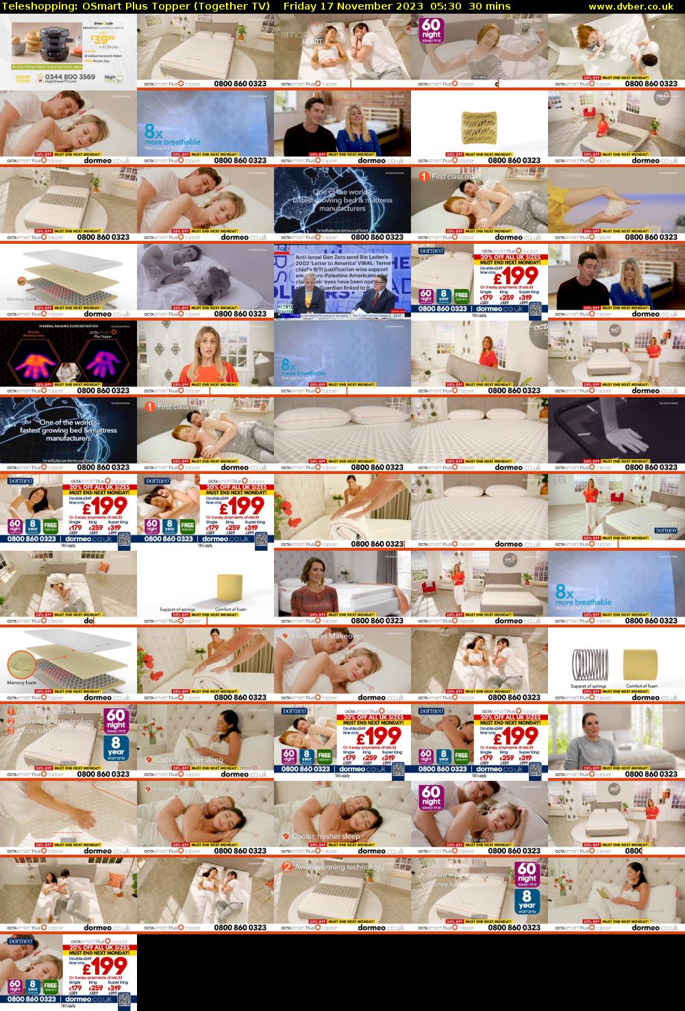Teleshopping: OSmart Plus Topper (Together TV) Friday 17 November 2023 05:30 - 06:00