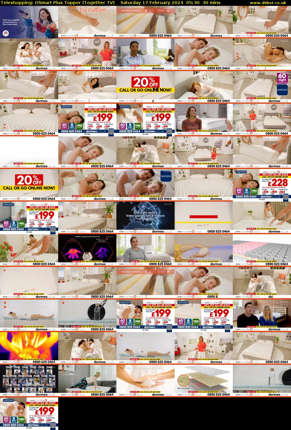 Teleshopping: OSmart Plus Topper (Together TV) Saturday 17 February 2024 05:30 - 06:00