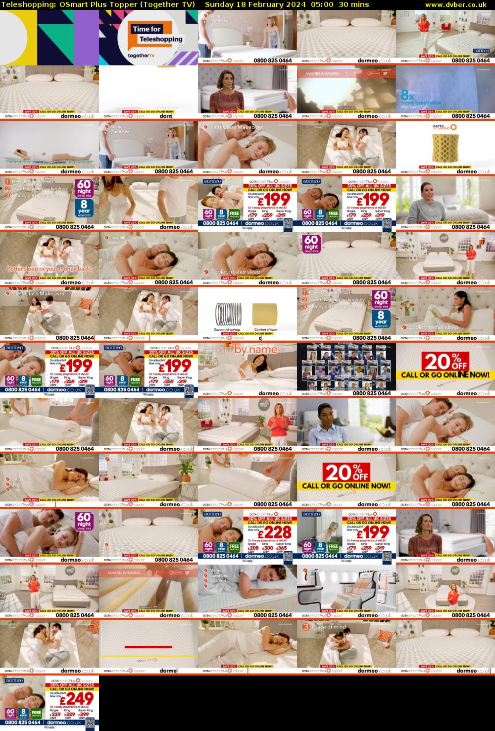 Teleshopping: OSmart Plus Topper (Together TV) Sunday 18 February 2024 05:00 - 05:30