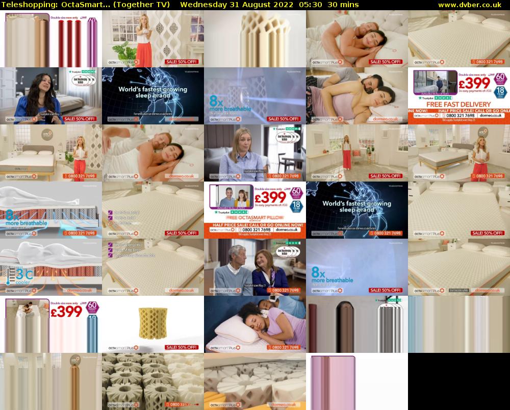 Teleshopping: OctaSmart... (Together TV) Wednesday 31 August 2022 05:30 - 06:00