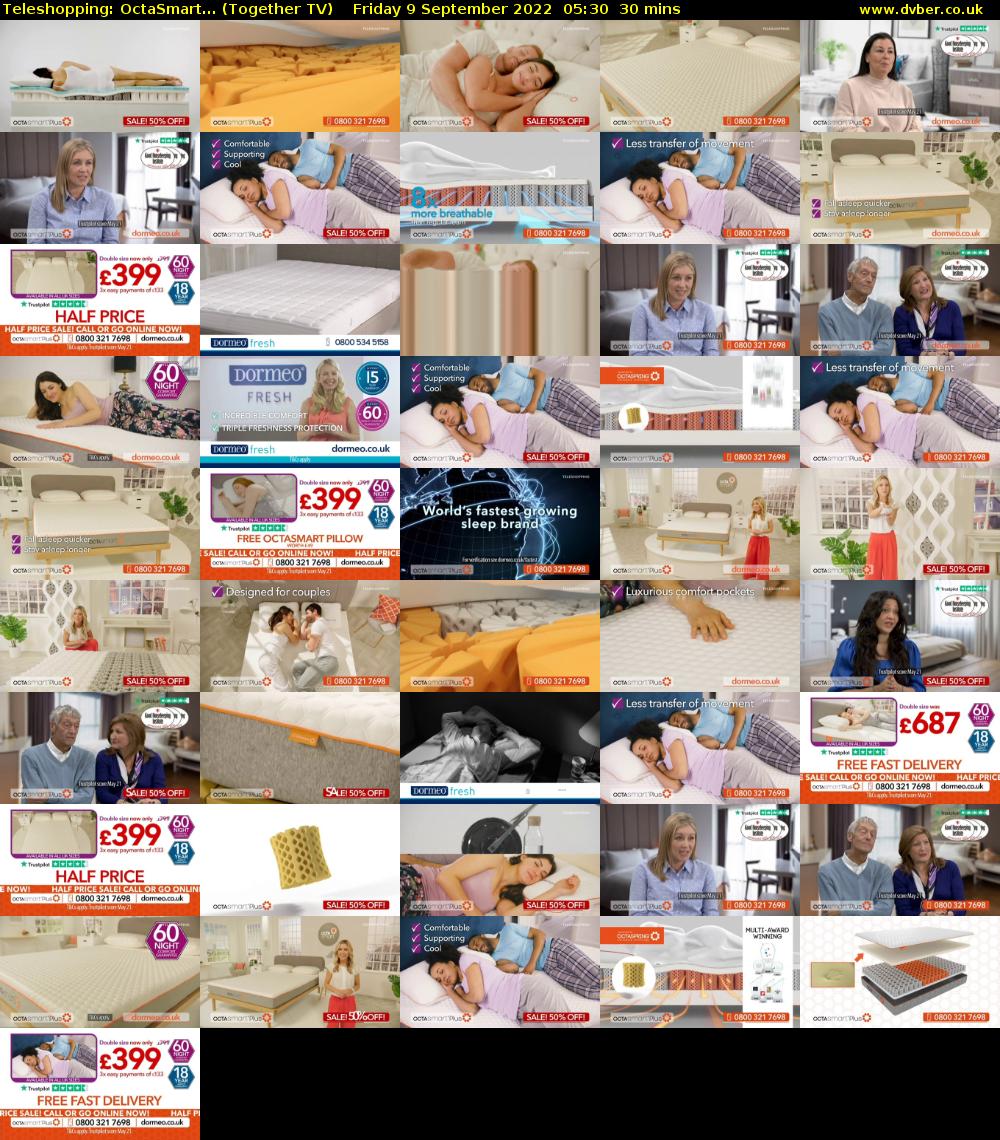 Teleshopping: OctaSmart... (Together TV) Friday 9 September 2022 05:30 - 06:00