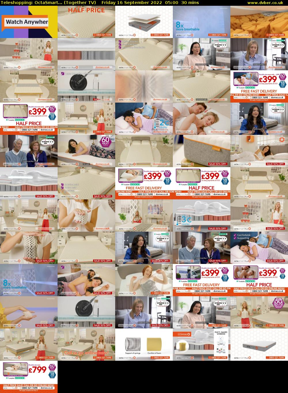Teleshopping: OctaSmart... (Together TV) Friday 16 September 2022 05:00 - 05:30