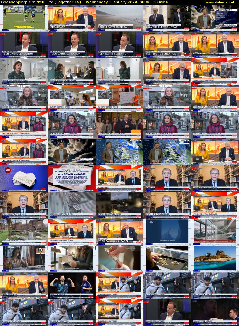 Teleshopping: Orbitrek Elite (Together TV) Wednesday 3 January 2024 08:00 - 08:30
