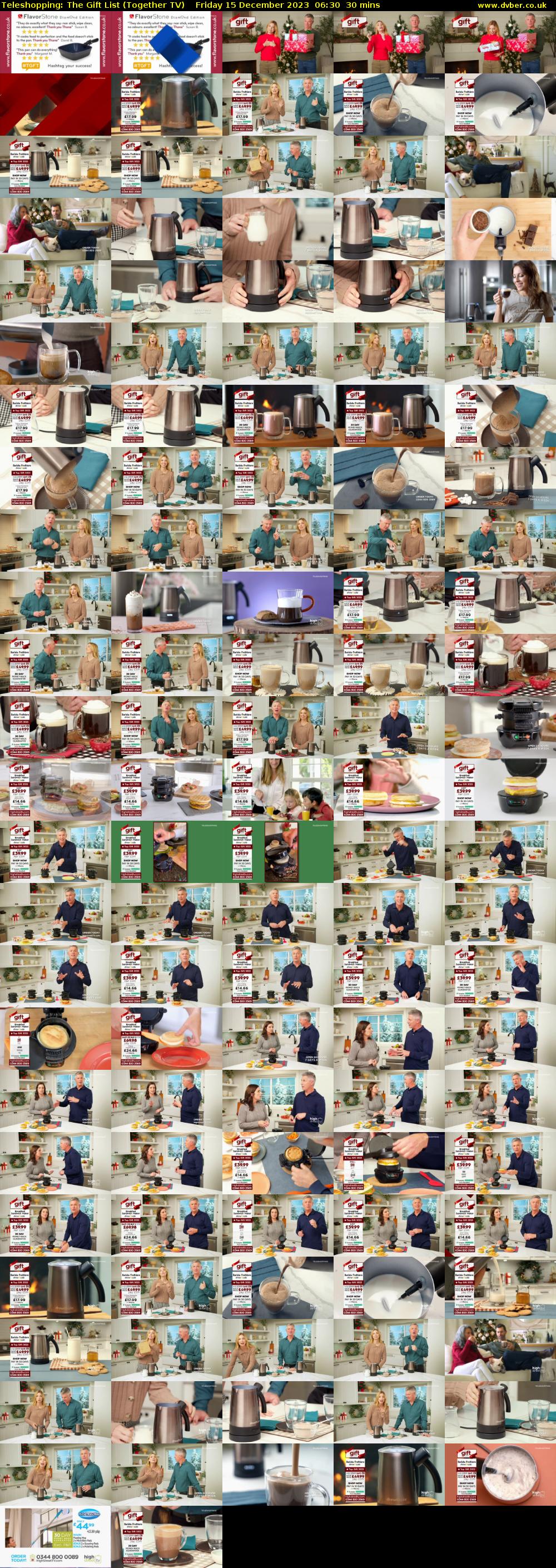 Teleshopping: The Gift List (Together TV) Friday 15 December 2023 06:30 - 07:00