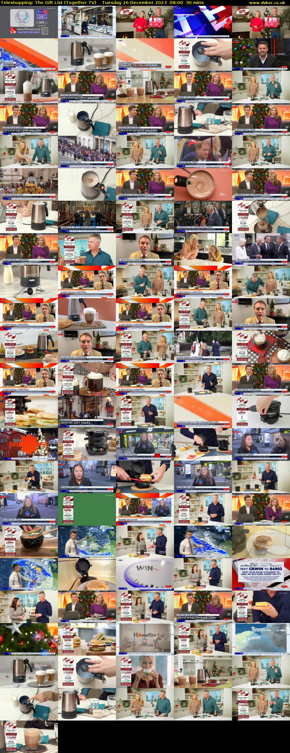 Teleshopping: The Gift List (Together TV) Tuesday 26 December 2023 08:00 - 08:30
