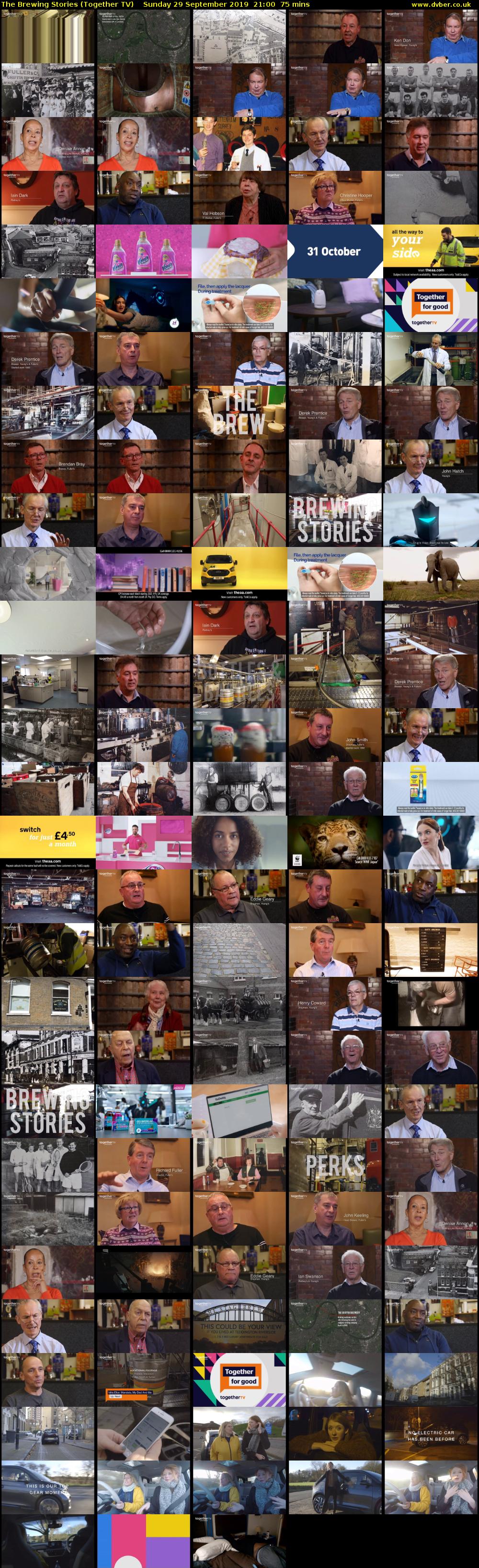 The Brewing Stories (Together TV) Sunday 29 September 2019 21:00 - 22:15