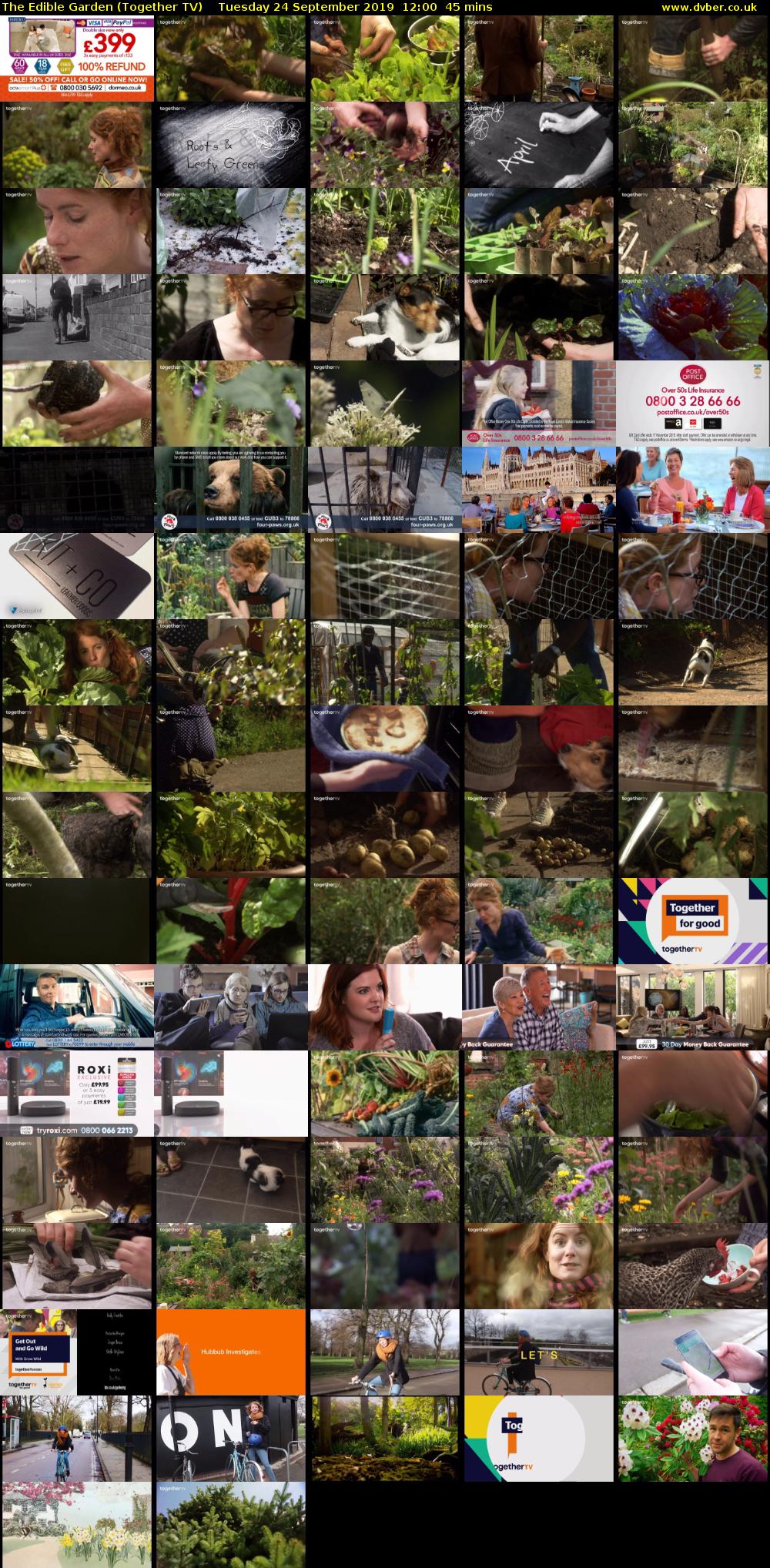 The Edible Garden (Together TV) Tuesday 24 September 2019 12:00 - 12:45