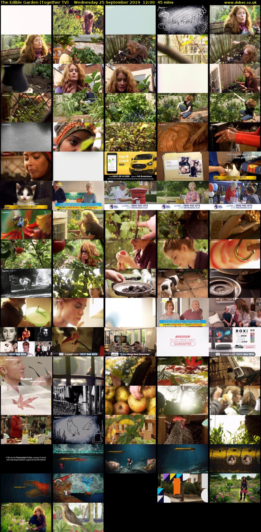 The Edible Garden (Together TV) Wednesday 25 September 2019 12:00 - 12:45