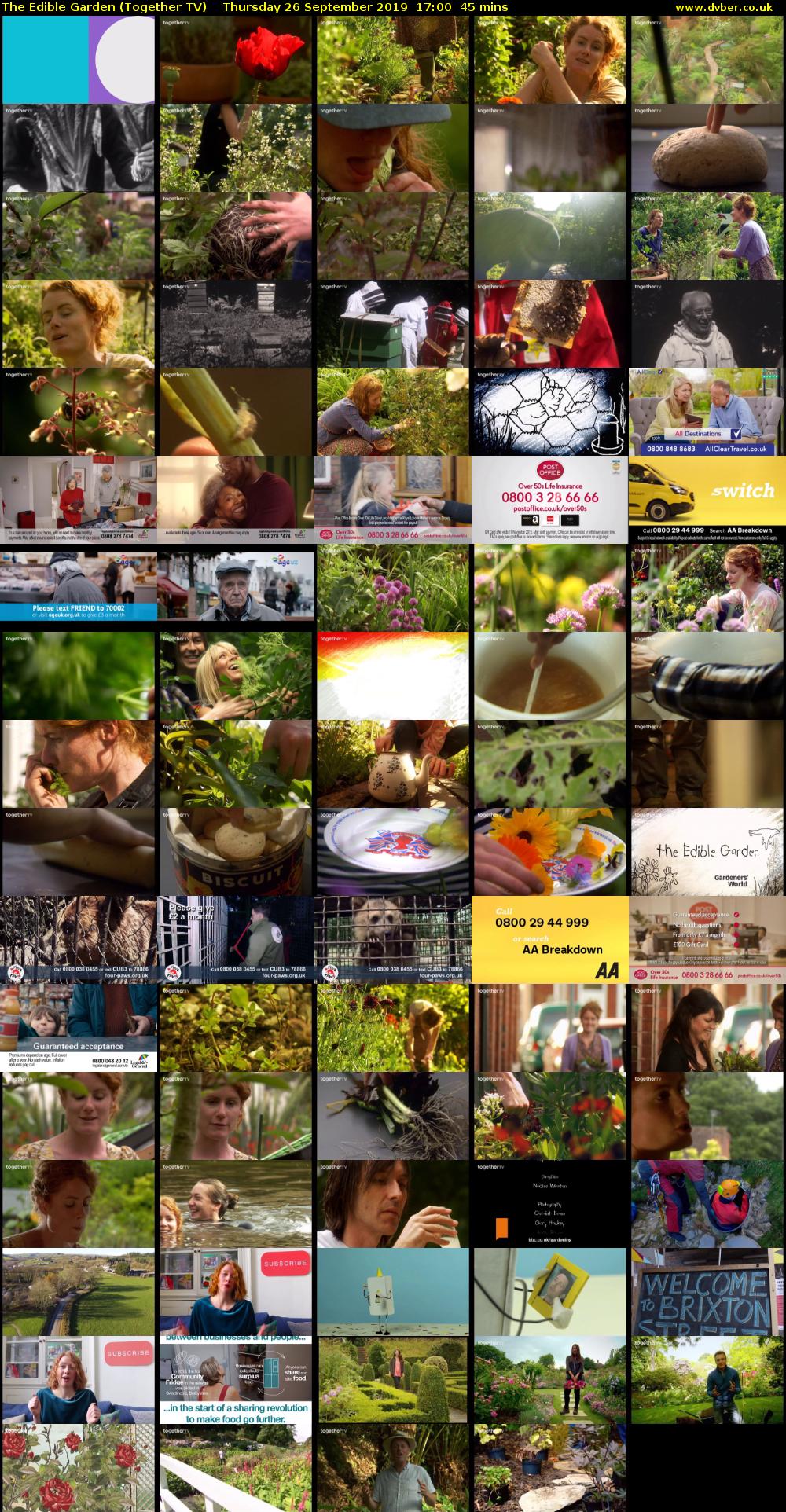 The Edible Garden (Together TV) Thursday 26 September 2019 17:00 - 17:45