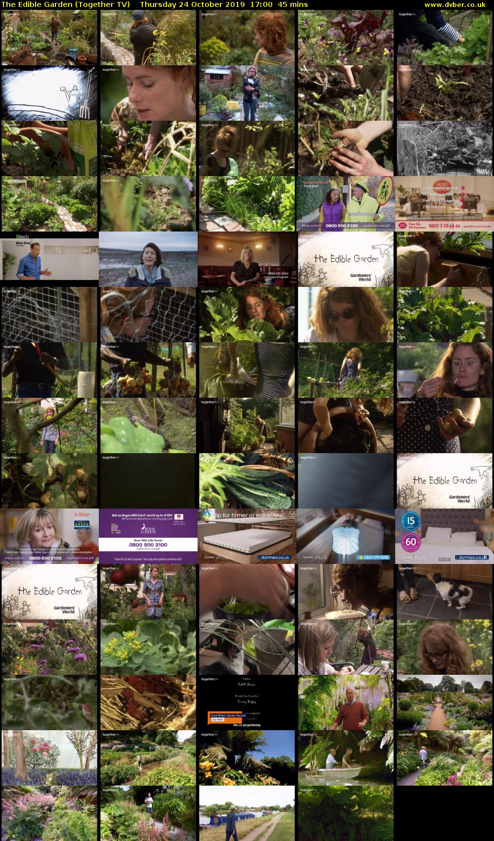 The Edible Garden (Together TV) Thursday 24 October 2019 17:00 - 17:45