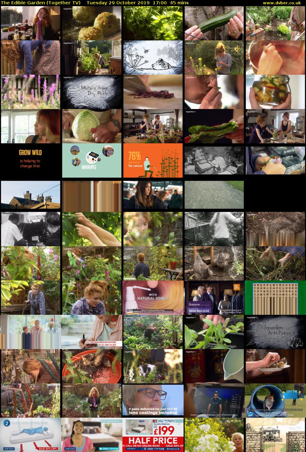 The Edible Garden (Together TV) Tuesday 29 October 2019 17:00 - 17:45