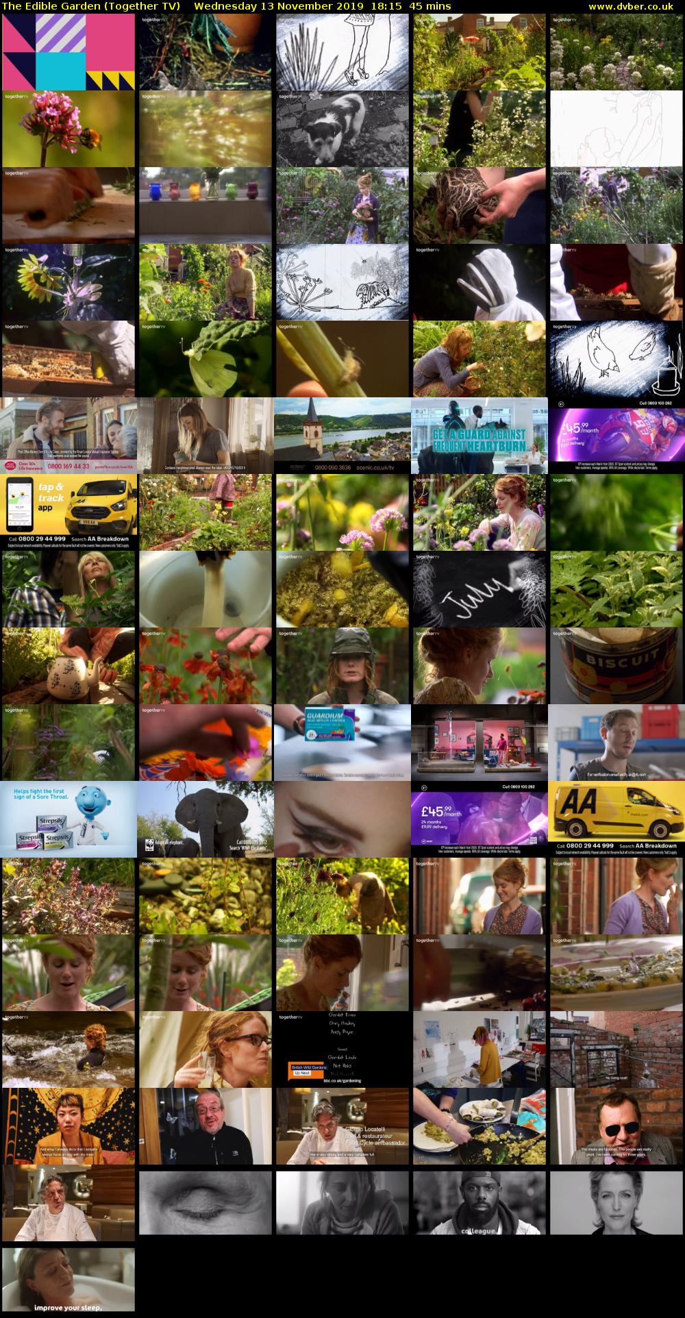 The Edible Garden (Together TV) Wednesday 13 November 2019 18:15 - 19:00