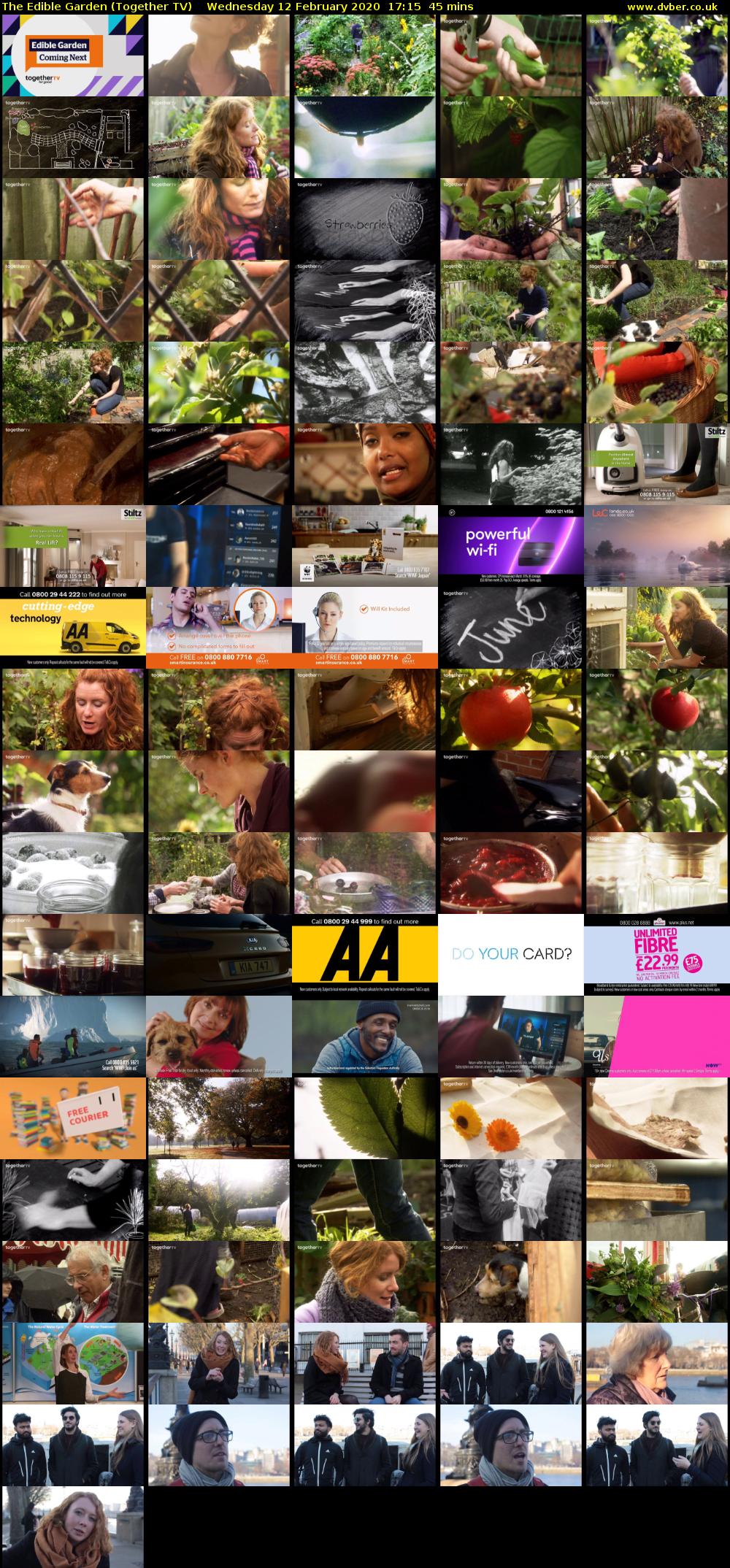 The Edible Garden (Together TV) Wednesday 12 February 2020 17:15 - 18:00