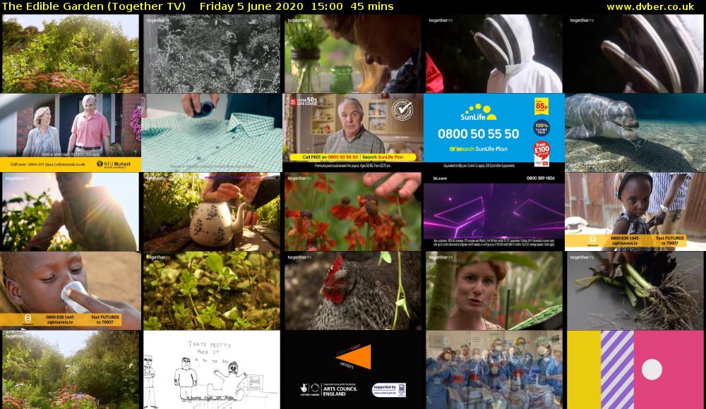 The Edible Garden (Together TV) Friday 5 June 2020 15:00 - 15:45