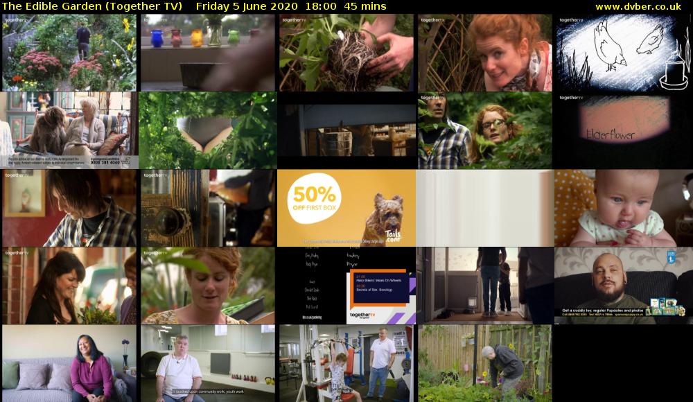 The Edible Garden (Together TV) Friday 5 June 2020 18:00 - 18:45