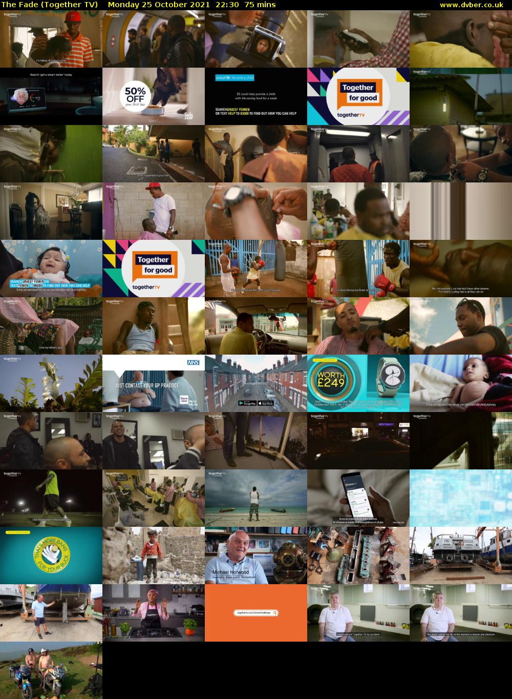 The Fade (Together TV) Monday 25 October 2021 22:30 - 23:45