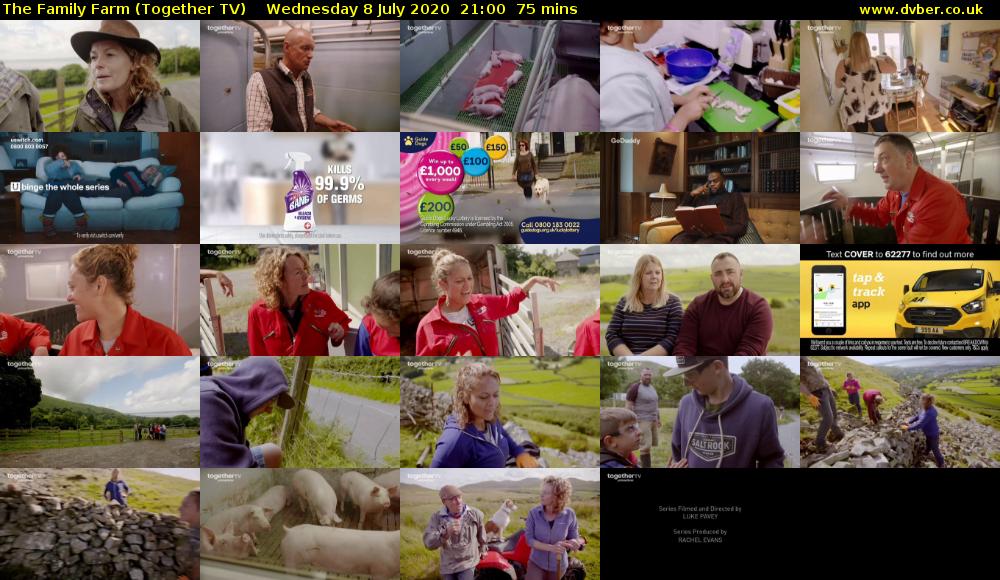 The Family Farm (Together TV) Wednesday 8 July 2020 21:00 - 22:15